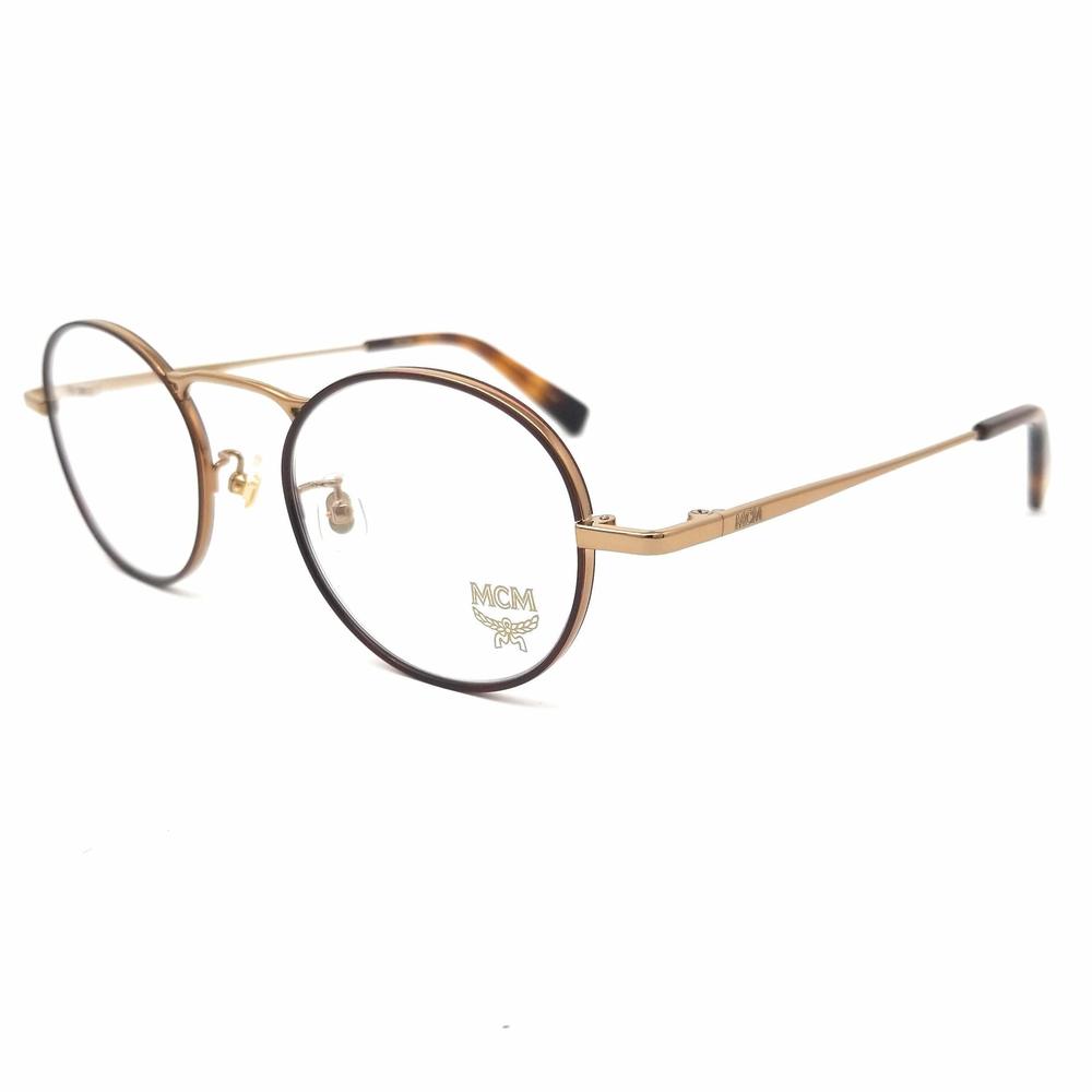 MCM Round Metal Eyeglasses in Gold and Tortoiseshell
